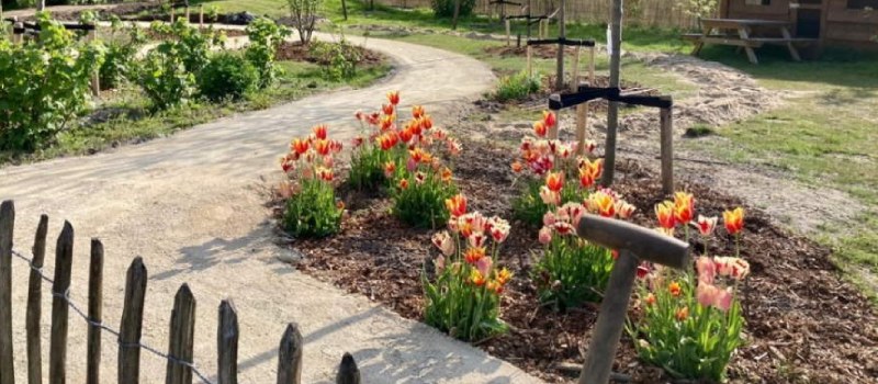 Een natuurlijk tuinpad aanleggen doe je met Nobre Cál.